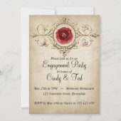 Invitation Fêtes de fiançailles (Devant)