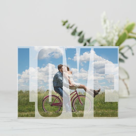 Invitation Fêtes de fiançailles (Debout devant)