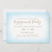 Invitation Fêtes de fiançailles (Dos)