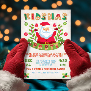 Invitation Fêtes de Noël des enfants