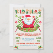 Invitation Fêtes de Noël des enfants (Devant)