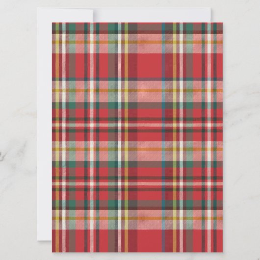 Invitation Fêtes de Noël Favoris Chose moderne (Dos)