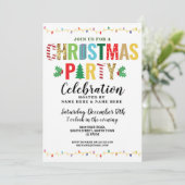 Invitation Fêtes de Noël Fête des Arbres (Debout devant)