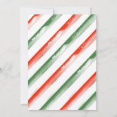 Invitation Fêtes Favoris Fête de Noël (Dos)