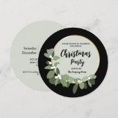 Invitation Fêtes modernes Entreprise Noël Modèle (Devant / Derrière)