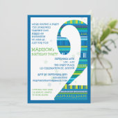 Invitation Fêtes Numéro 2 Deuxième fête d'anniversaire (Debout devant)