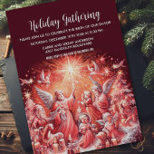 Invitation Fêtes Pastel Dessin Noël Angles