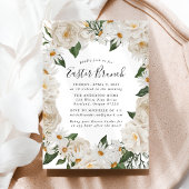 Invitation Fêtes rustiques Brunch de Pâques