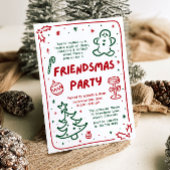 Invitation Fêtes Whimsical Main Draendsmas Party