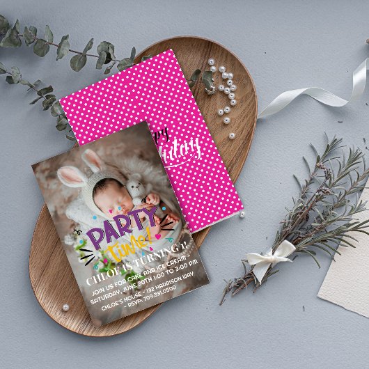 Invitation Fêtez avec des sourires ! Fête, heure de la fête