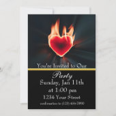 Invitation Fêtez avec Flames et amis! (Devant)