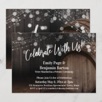 Fêtez avec nous le tonneau rustique en bois et les