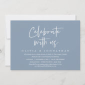Invitation Fêtez avec nous, Parti de l'Elopement Mariage Déco (Devant)