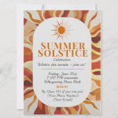 Invitation Fêtez la Lumière ! Collecte de solstices d'été (Devant)