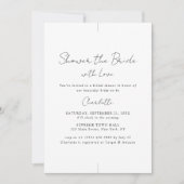 Invitation Fêtez l'amour Couple Photo Fête des mariées Party (Devant)