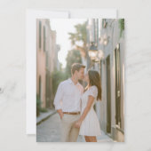 Invitation Fêtez l'amour Couple Photo Fête des mariées Party (Dos)