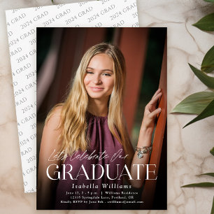 Invitation Fêtez le Graduate Photo Graduation Party