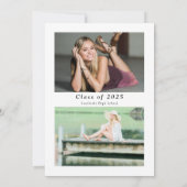 Invitation Fêtez le Graduate Photo Graduation Party (Dos)