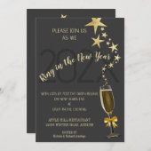 Invitation Fêtez L'Invitation Du Nouvel An (Devant / Derrière)