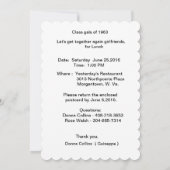 Invitation Fêtons (Dos)