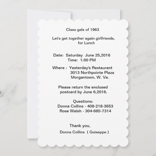 Invitation Fêtons (Dos)