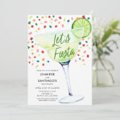 Invitation Fêtons fiesta (Debout devant)