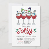 Invitation Fêtons Jolly Noël Cocktail Party (Devant)
