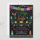 Invitation Fêtons jusqu'à la fête d'anniversaire mexicaine (Devant)