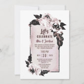 Invitation Fêtons l’élévation florale Dusty Rose (Devant)