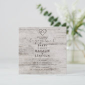 Invitation Fêtons la fête de l'engagement (Debout devant)