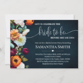 Invitation Fêtons la mariée à être douche Vin Mariage de la m (Devant)