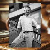 Invitation Fêtons la photo Black Gold 40e anniversaire