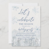 Invitation Fêtons la saison - Fête de fin d'année (Devant)