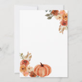 Invitation Fêtons l'automne Y'all Boho Arch Harvest Party (Dos)