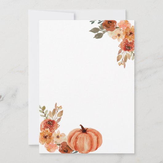 Invitation Fêtons l'automne Y'all Boho Arch Harvest Party (Dos)