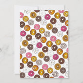 Invitation Fêtons le Brunch d'anniversaire de Donut Doughnut (Dos)