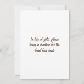 Invitation Fêtons le dessert de crème glacée Brownie Pie (Dos)