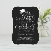 Invitation Fêtons le Graduate Black & White Party (Debout devant)
