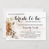 Invitation Fêtons l'épouse pour être Mariage de automne de do (Devant)