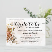 Invitation Fêtons l'épouse pour être Mariage de automne de do (Debout devant)