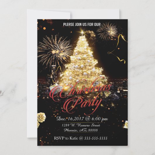 Invitation Fêtons les fêtes (Devant)