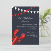 Invitation Fêtons l'été avec une fête côtière (Debout devant)