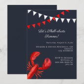 Invitation Fêtons l'été avec une fête côtière (Devant / Derrière)