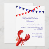 Invitation Fêtons l'été avec une fête côtière (Devant / Derrière)