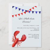 Invitation Fêtons l'été en bord de mer (Devant)