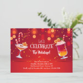 Invitation Fêtons l'invitation de la fête des fêtes (Debout devant)