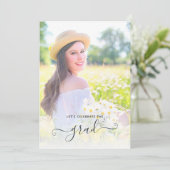 Invitation Fêtons l'invitation Photos de Graduate (Debout devant)