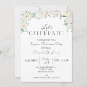 Invitation Fêtons ! Parti de retraite surprise (Devant)