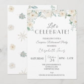 Invitation Fêtons ! Parti de retraite surprise (Devant / Derrière)