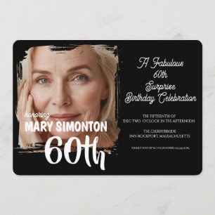 Invitation Fêtons ! Une Magnifique Célébration Surprise pour 